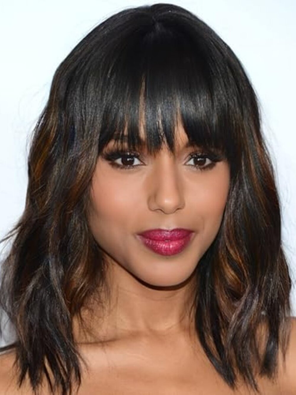 Bob Curly Wig with Bangs Short Wavy Wigs for Women | 14 inch, Ready to Wear